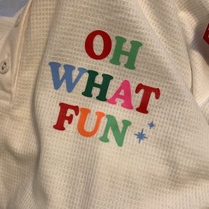 *3/$10* Oh What Fun! Target Wondershop Christmas Waffle tee